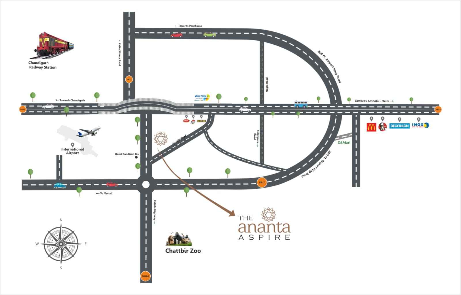 Ananta Aspire Location